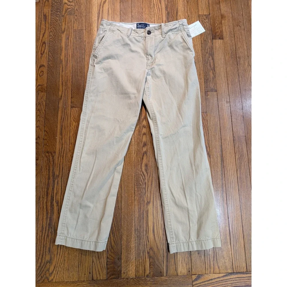 American Eagle AEO Khaki Tan Cotton Chino Style‎ Casual Pants 34x34 Mens